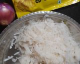 A picture of step 1 of Mooli paratha.