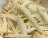 竹筍炒蒜頭（不是肉絲）Fried Bamboo Shoots with Garlic的食譜步驟6照片