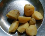 A picture of step 1 of Vegan Egg Manchurian with Potato.