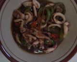 Foto langkah ke 5 dari resep cumi cumi saus tiram.