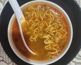 A picture of step 9 of Maggi soup.