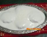 A picture of step 6 of Dahi Vada.