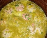 Foto del paso 8 de la receta: Albóndigas de puerco en salsa verde 😋