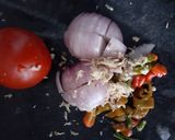सोया चंक्स फ्राइड राइस (Soya chunks fried rice recipe in Hindi) रेसिपी चरण 2 फोटो