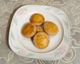 A picture of step 7 of Naan khatai with brown sugar.