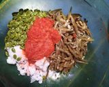 Foto langkah ke 1 dari resep Pepes teri tempe lamtoro.