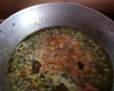 A picture of step 7 of Pachhai Green Sundakkai Kuzhambu.