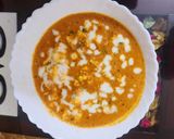 A picture of step 7 of Shahi Paneer.