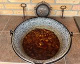 Birka pörkölt bográcsban karcagi módra recept fázis 3 fotója