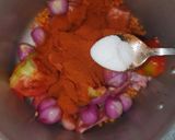 A picture of step 1 of Mutton Dalcha.