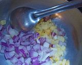 A picture of step 2 of Veggie Dalia.