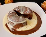 Une image de l'étape 8 de Coulant au chocolat.
