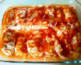 Foto del paso 6 de la receta: Pechugas de pollo rellenas de pavo y queso