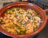 Foto del paso 5 de la receta: Risotto de espárragos, gambas y Jamón