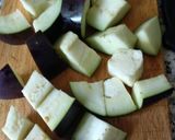 Padlizsános - paradicsomos - babos egytálétel/ leves recept fázis 2 fotója