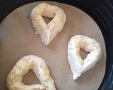 Φωτογραφία βήματος 2 της συνταγής Air fryer bagels♥️♥️(Valentine Edition)
