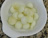 Foto del paso 2 de la receta Sopa de melón con jamón iberico