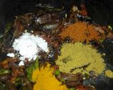 A picture of step 2 of Achari Anday Chana.