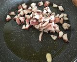 Foto del passaggio 6 della ricetta Fusilloni con polpo e crema di melanzane e porro, con datterini gialli