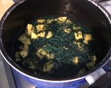 Une image de l'étape 7 de Duo de purées potiron et pommes de terre spiruline et emmental.