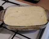 A picture of step 8 of Vickys Chicken, Leek & Bacon Pie, GF DF EF SF NF.