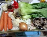 Foto langkah ke 3 dari resep Jumat berkah (Nasi Putih,Capcay Goreng,Chicken Strip).