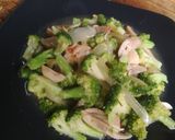 Foto langkah ke 9 dari resep Tumis Brokoli Jamur (+tips brokoli hijau & tidak langu).