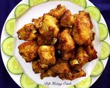 Hình bước làm 3 của món Sườn Non Muối Cà Ri Sả Chiên