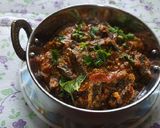 A picture of step 11 of Restaurant style bhindi masala.