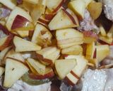 Foto del paso 6 de la receta: Pollo a la cerveza y remolacha, calabacín, perejil y huevo