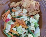 Foto langkah ke 7 dari resep 15. Tumis sayur campur campur wortel, sawi hijau, sawi putih, bunga kol by Dapur bu Dinda.