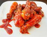 Foto langkah ke 3 dari resep Dakgangjeong (닭강정) Sweet Crispy Korean Fried Chicken.