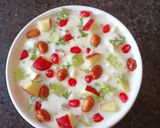 A picture of step 3 of Falahari Fruit Raita.