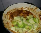 A picture of step 10 of Tinday gosht(chicken).