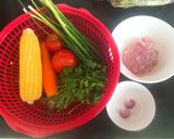 Hình bước làm 1 của món Thịt viên sốt cà chua