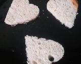 A picture of step 7 of Thandai Shahi Tukda Hearts.