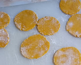 A picture of step 3 of Cornmeal Papadi.
