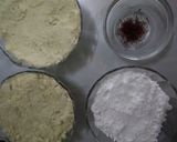A picture of step 2 of Kesar kaju katli/kaju roll.