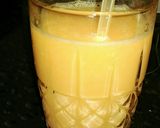 A picture of step 4 of Mango orange juice.