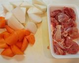 รูปขั้นตอนการทำที่ 1 ของ สตูว์ไก่มิโสะด้วยหม้อแรงดัน