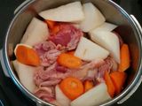 สตูว์ไก่มิโสะด้วยหม้อแรงดัน