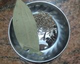 A picture of step 2 of Chana dal Pulao.