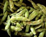 A picture of step 4 of [No-Boil] Easy Pan-Fried Edamame with Garlic Butter Soy Sauce.
