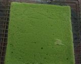 Foto langkah ke 7 dari resep Ogura pandan cake.
