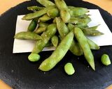 A picture of step 5 of [No-Boil] Easy Pan-Fried Edamame with Garlic Butter Soy Sauce.