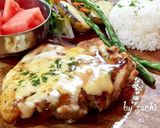 A picture of step 9 of Pork Sauté with Mustard Cream Sauce.