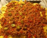 A picture of step 5 of Meat nachos.