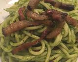Foto del passaggio 5 della ricetta Spaghetti in padella 3 rucola e guanciale