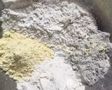 A picture of step 1 of Multi flour mix Thalipith.