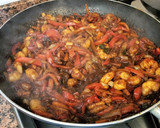 Foto del paso 9 de la receta: Camarones salteados con teriyaki y curry
